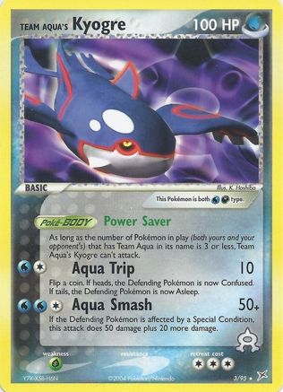 Team Aqua's Kyogre 3/95 (EX Team Magma vs Team Aqua) () [Misc: Deck Exclusives] Pokemon Single Pokémon