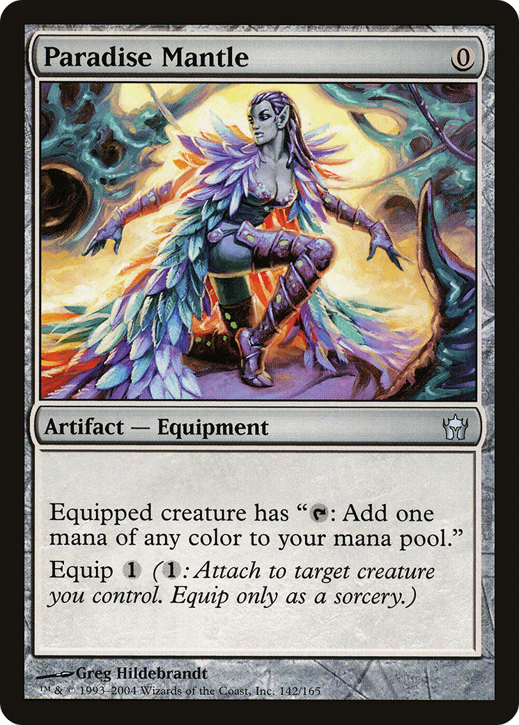 Paradise Mantle (5DN-142) [Fifth Dawn] MTG Single Wizards of the Coast