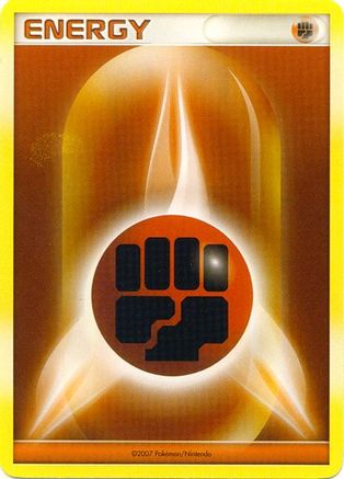 Fighting Energy (2007-2008 League Promo) () Reverse Holofoil [Promos: League & Championship Cards] Pokemon Single Pokémon