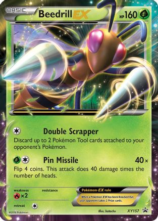 Beedrill EX - XY157 (XY157/211) Holofoil [Promos: XY Promos] Pokemon Single Pokémon