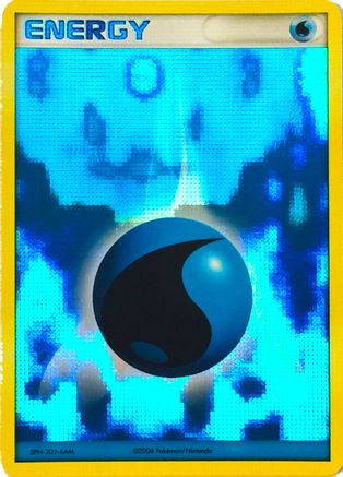 Water Energy (2006-2007 League Promo) () Holofoil [Promos: League & Championship Cards] Pokemon Single Pokémon