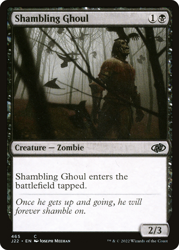 Shambling Ghoul (J22-465) [Jumpstart 2022] MTG Single Wizards of the Coast