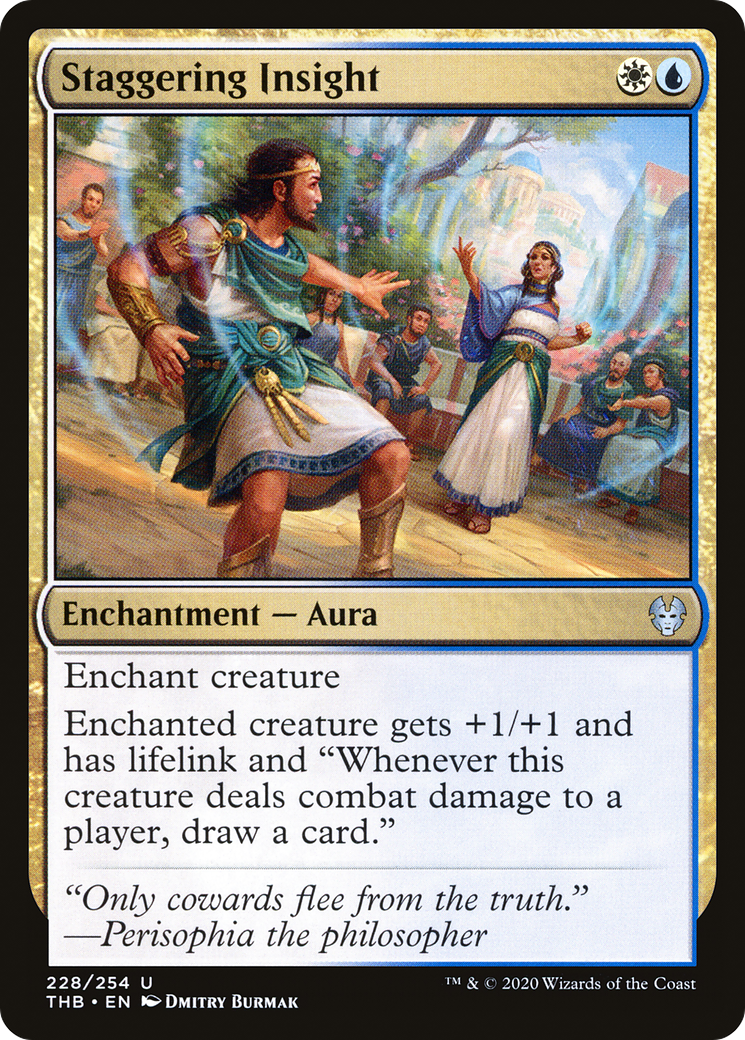 Staggering Insight (THB-228) [Theros Beyond Death] Foil MTG Single Wizards of the Coast