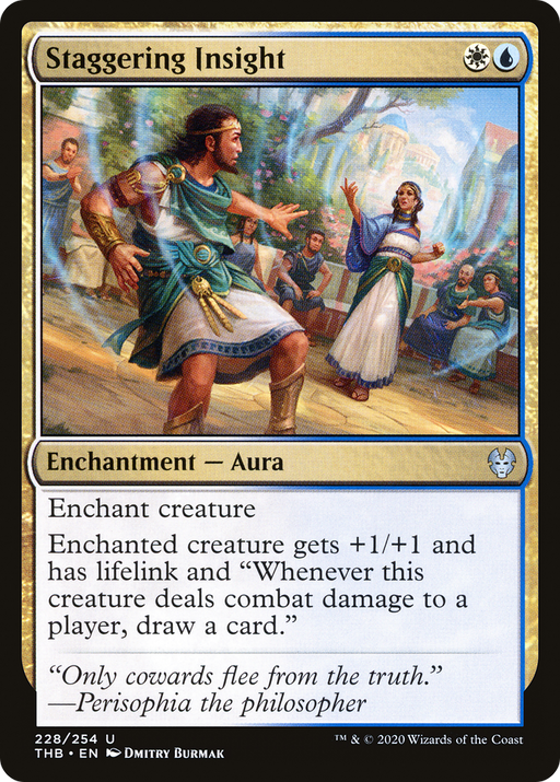 Staggering Insight (THB-228) [Theros Beyond Death] Foil MTG Single Wizards of the Coast