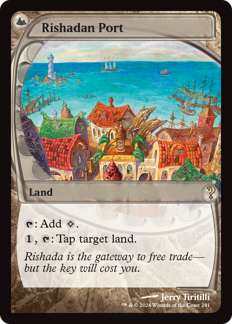 Rishadan Port (Future Sight) (MB2-241) [Mystery Booster] Mystery Booster 2 Foil MTG Single Wizards of the Coast