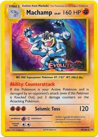 Machamp (XY Evolutions Prerelease) () Holofoil [Promos: XY Promos] Pokemon Single Pokémon