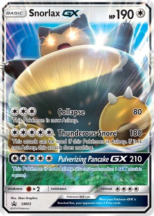 Snorlax GX SM05/248 Holofoil [SM: Black Star Promos] Pokemon Single Pokémon