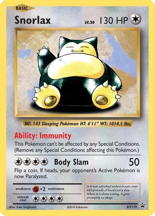 Snorlax XY179/211 Holofoil [Promos: XY Promos] Pokemon Single Pokémon