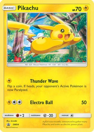 Pikachu - SM04 (/248) Holofoil [SM: Black Star Promos] Pokemon Single Pokémon