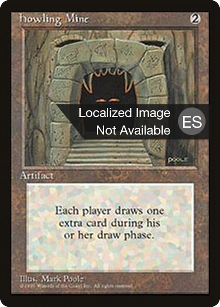 Howling Mine (4BB-325) [Fourth Edition Foreign Black Border] MTG Single Wizards of the Coast