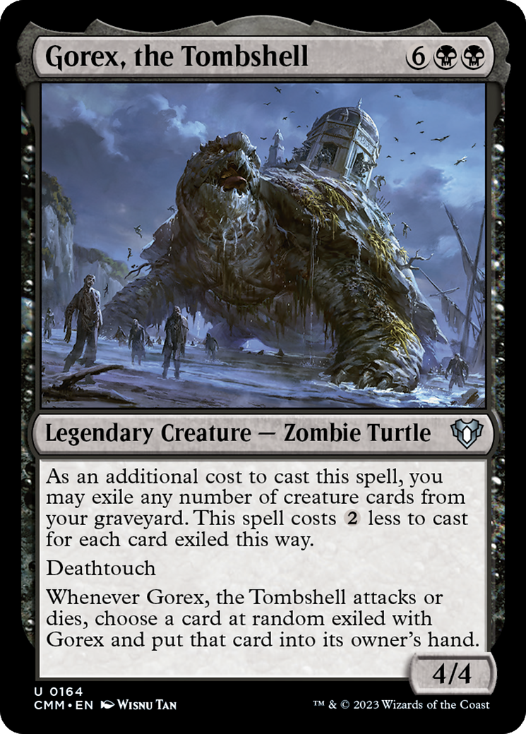 Gorex, the Tombshell (CMM-164) [Commander Masters] Foil MTG Single Wizards of the Coast