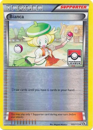 Bianca - 109/113 (Pokemon League) Reverse Holofoil [Promos: League & Championship Cards] Pokemon Single Pokémon