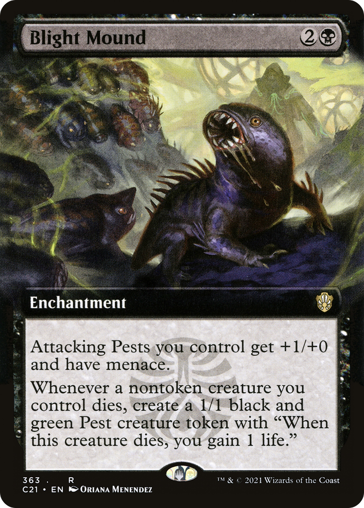 Blight Mound (C21-363) [Commander 2021] (Extended Art) MTG Single Wizards of the Coast