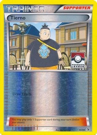 Tierno - 39/39 (Pokemon League) Reverse Holofoil [Promos: League & Championship Cards] Pokemon Single Pokémon
