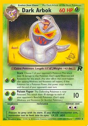 Dark Arbok [W Stamped] (19) [Promos: WoTC Promo] Pokemon Single Pokémon