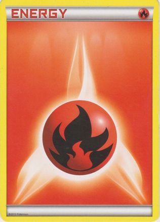 Fire Energy (2013 Unnumbered) () [Misc: Deck Exclusives] Pokemon Single Pokémon