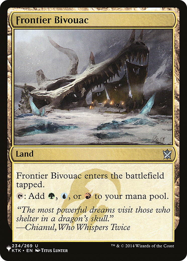Frontier Bivouac (LIST-KTK-234) [Mystery Booster] The List MTG Single Wizards of the Coast
