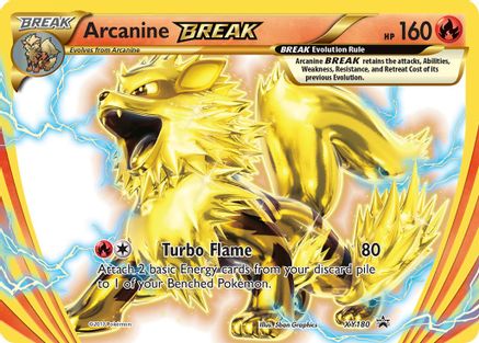 Arcanine BREAK - XY180 (XY180/211) Holofoil [Promos: XY Promos] Pokemon Single Pokémon