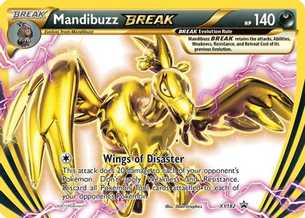Mandibuzz BREAK XY182/211 Holofoil [Promos: XY Promos] Pokemon Single Pokémon