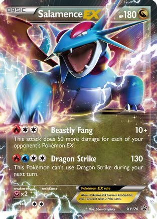 Salamence EX - XY170 (/211) Holofoil [Promos: XY Promos] Pokemon Single Pokémon