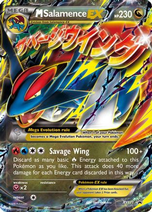 M Salamence EX - XY171 (/211) Holofoil [Promos: XY Promos] Pokemon Single Pokémon