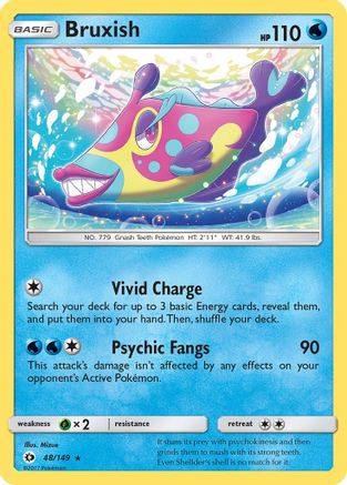 Bruxish (48/149) [SM: Base Set] Pokemon Single Pokémon