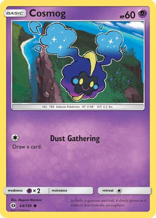 Cosmog (64/149) Reverse Holofoil [SM: Base Set] Pokemon Single Pokémon