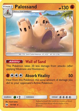 Palossand (75/149) [SM: Base Set] Pokemon Single Pokémon