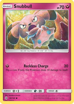 Snubbull (90/149) [SM: Base Set] Pokemon Single Pokémon