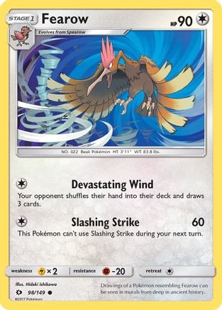 Fearow (98/149) [SM: Base Set] Pokemon Single Pokémon