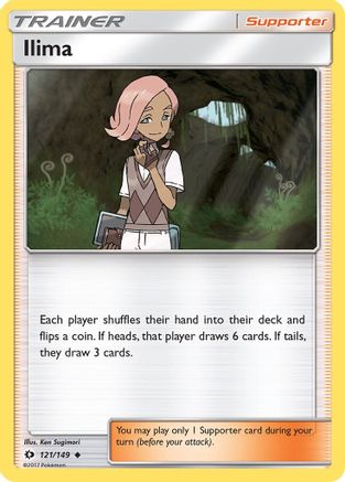 Ilima (121/149) Reverse Holofoil [SM: Base Set] Pokemon Single Pokémon