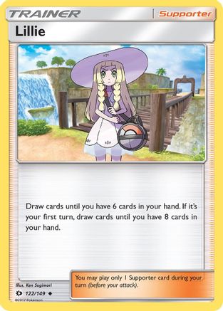 Lillie (122/149) Reverse Holofoil [SM: Base Set] Pokemon Single Pokémon