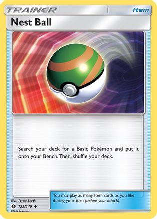 Nest Ball (123/149) Reverse Holofoil [SM: Base Set] Pokemon Single Pokémon