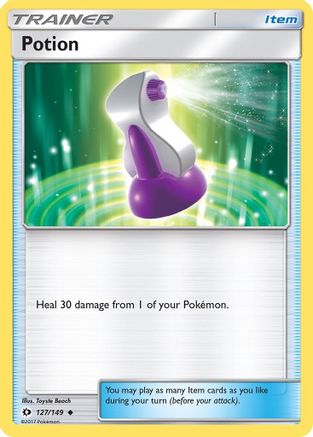 Potion (127/149) Reverse Holofoil [SM: Base Set] Pokemon Single Pokémon