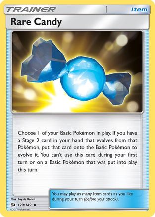 Rare Candy (129/149) Reverse Holofoil [SM: Base Set] Pokemon Single Pokémon