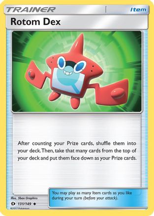 Rotom Dex (131/149) Reverse Holofoil [SM: Base Set] Pokemon Single Pokémon
