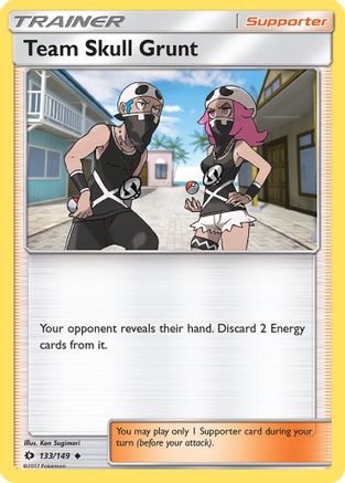 Team Skull Grunt (133/149) Reverse Holofoil [SM: Base Set] Pokemon Single Pokémon