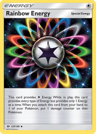 Rainbow Energy (137/149) Reverse Holofoil [SM: Base Set] Pokemon Single Pokémon