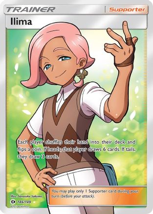 Ilima (Full Art) 146/149 Holofoil [SM: Base Set] Pokemon Single Pokémon