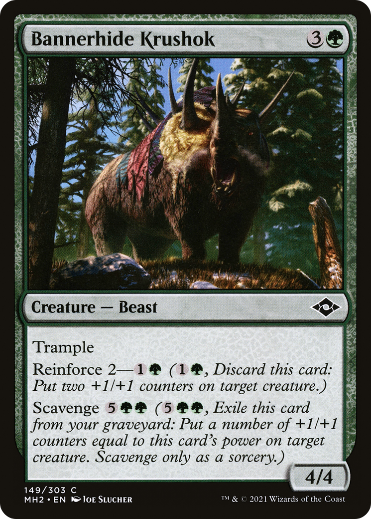 Bannerhide Krushok (MH2-149) [Modern Horizons 2] MTG Single Wizards of the Coast