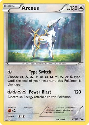 Arceus - XY197 (XY197/211) Holofoil [Promos: XY Promos] Pokemon Single Pokémon