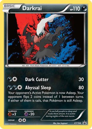 Darkrai - XY194 (XY194/211) Holofoil [Promos: XY Promos] Pokemon Single Pokémon