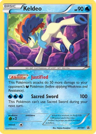 Keldeo - XY191 (XY191/211) Holofoil [Promos: XY Promos] Pokemon Single Pokémon