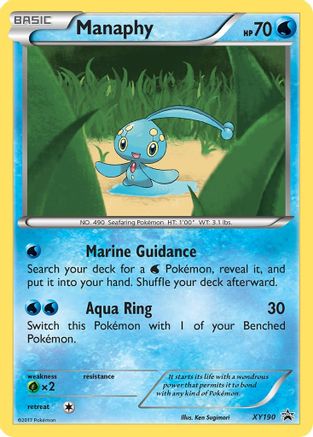 Manaphy - XY190 (XY190/211) Holofoil [Promos: XY Promos] Pokemon Single Pokémon