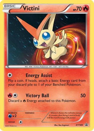 Victini - XY189 (XY189/211) Holofoil [Promos: XY Promos] Pokemon Single Pokémon