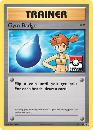 Gym Badge (Misty) (XY204/211) Holofoil [Promos: XY Promos] Pokemon Single Pokémon