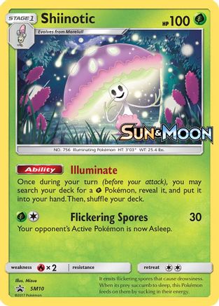 Shiinotic - SM10 (Prerelease) (/248) Holofoil [SM: Black Star Promos] Pokemon Single Pokémon