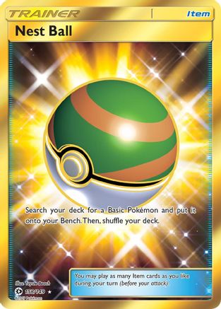 Nest Ball (Secret) (158/149) Holofoil [SM: Base Set] Pokemon Single Pokémon
