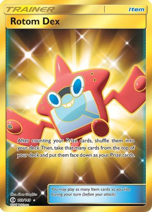 Rotom Dex (Secret) 159/149 Holofoil [SM: Base Set] Pokemon Single Pokémon