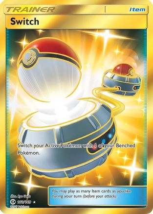 Switch (Secret) 160/149 Holofoil [SM: Base Set] Pokemon Single Pokémon